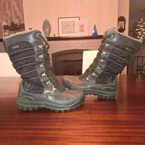 Timberland Earthkeepers Mount Holly Tall Lace Duck Boot Womens Size 5.5 Black